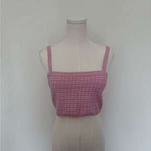 Zara Pink Textured Camisole